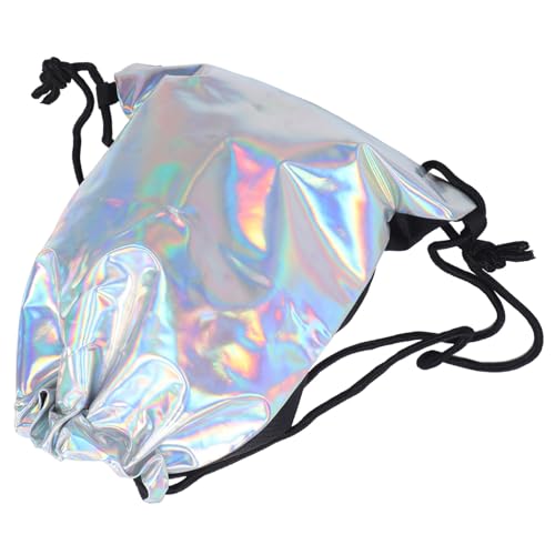 VALICLUD Moderner Damen-Rucksack Mit Kordelzug Reflektierend Großes Fassungsvermögen Für Schule Und Alltag Aus Hochwertigem Pu-Material von VALICLUD