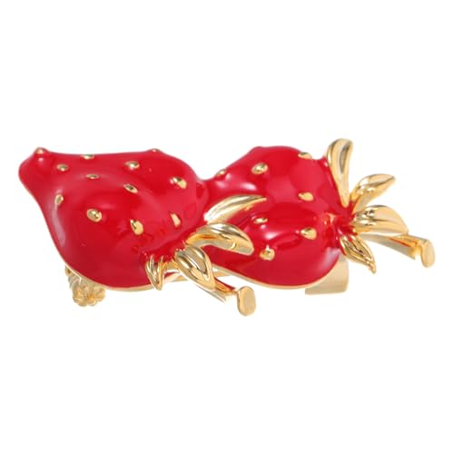 VALICLUD Süße Erdbeerbrosche: Elegante Anstecknadel Für Frauen – Modische Dekorative Obst-anstecknadel – Schmuck- Für Freundin, Mutter Und Lehrerin von VALICLUD