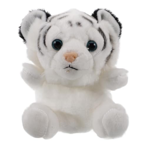 VALICLUD Tiger Kuscheltier Stofftierpuppen Pelzige Handtaschenanhänger Rucksackornament Tierschlüsselanhänger Flauschiger Anhänger Süße Stofftiere Neuartige Schlüsselanhänger von VALICLUD