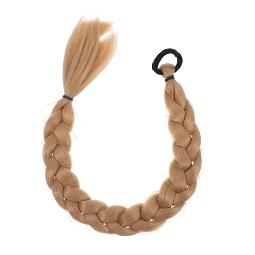 VALICLUD Synthetische Geflochtene Ponytail Extensions für Frauen Natürlich Aussehende Haarverlängerung mit Weichem Langlebigem Kunsthaar Wiederverwendbares Haarstyling Zubehör für Alltag von VALICLUD