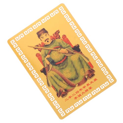 VALICLUD Tai Amulett Karte Glücksbringer Schutzkarte Leicht Tragbar Kompakt Feng Shui Glücksamulette für Chinesisches Mondjahr von VALICLUD