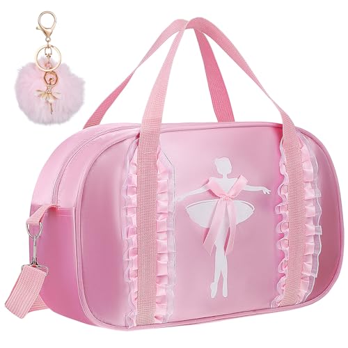VALICLUD Tanztasche Mit Süßem Engel-Schlüsselanhänger Ballett-Handtasche Umhängetasche von VALICLUD