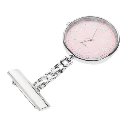 VALICLUD Schwesternuhr Große Einfache Taschenuhr Tragbare Uhr Für Krankenschwestern Hängeuhr Mit Clip Und Anstecknadel Robuste Uhr Für Damen von VALICLUD