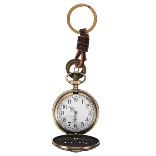 VALICLUD Vintage Taschenuhr Für Herren Retro Metalluhr Kleine Digitaluhr Taschenuhren Mit Antikem Design Zeitmesser Für Senioren Kompaktes Modell Robuste Uhr Accessoire Für Geburtstage Und von VALICLUD