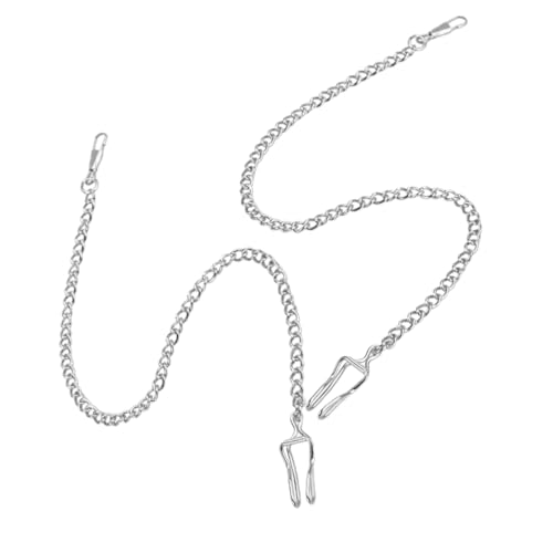 VALICLUD 2stücke Taschenuhrketten Für Herren Kette Zur Schmuckherstellung Schlüsselanhänger Geldbörsen-schlüsselanhänger Gliederkette Jeans-dekorkette Mehrzweck-Accessoire von VALICLUD
