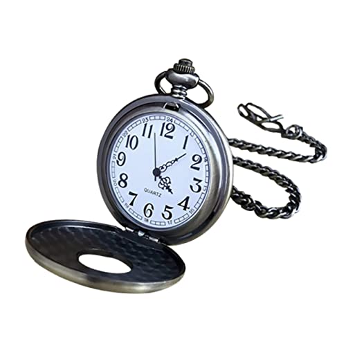 VALICLUD Vintage Taschenuhr Mechanischem Quarzwerk Und Einzigartigem Hohlem Für Väter Und Ehemänner Zu Weihnachten Geburtstagen Oder Jubiläen von VALICLUD