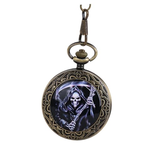 VALICLUD Antike Taschenuhr Retro Kette Legierung Mechanische Quarz Taschenuhr für Herren Vintage für Weihnachten und von VALICLUD