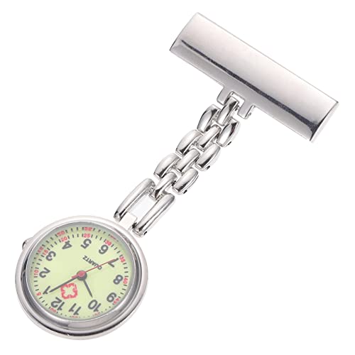 VALICLUD Taschenuhr kleine goldene Damenuhr einziehbar wiederaufladbar funkeln Krankenschwestern waschbare Krankenschwester Uhr Arztuhr leuchtende Studentenuhr Ansteckuhr Legierung Silver VALICLUD Taschenuhr kleine goldene Damenuhr einziehbar wiederaufladbar funkeln Krankenschwestern waschbare Krankenschwester Uhr Arztuhr leuchtende Studentenuhr Ansteckuhr Legierung Silver von VALICLUD