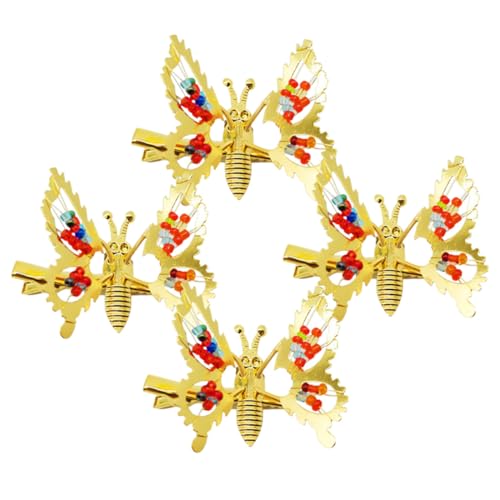 VALICLUD Teiliges Schmetterling Haarspangen mit Metallfeder Fliegende Haarklammern Modisches Haar Accessoire für Damen Geeignet für Party Bühne und Alltag Dekorativ und Auffällig von VALICLUD