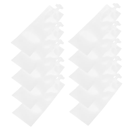 VALICLUD Teiliges Tragbare Einweg lotionbeutel mit Saugnapf Wiederbefüllbare Reise kosmetikflaschen aus Lebensmittelechtem Material Inklusive Aufkleber zur Flüssigkeitskennzeichnung von VALICLUD