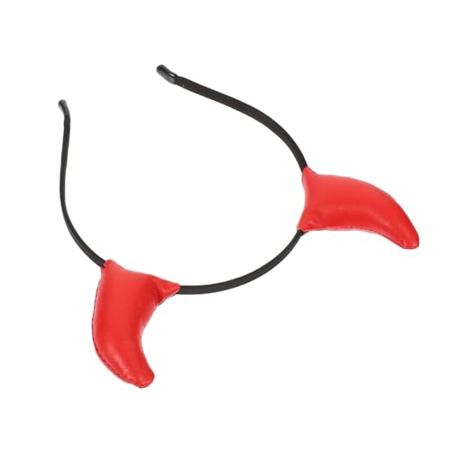 VALICLUD Teufelshörner Haarreif Für Halloween Party Rotes Kostüm Accessoire Für Damen Herren Für Karneval Cosplay Mottopartys Vielseitig Einsetzbar Für Zahlreiche Feierlichkeiten von VALICLUD