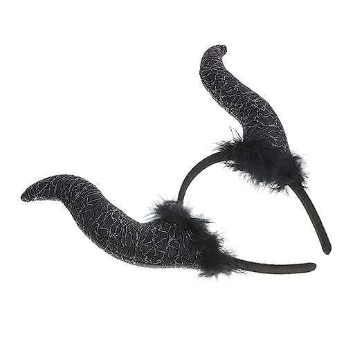 VALICLUD Teufelshörner Haarreif Für Halloween-party Cosplay Kostümzubehör Leicht Und Strapazierfähig Für Fotos Und Schaurige Looks von VALICLUD