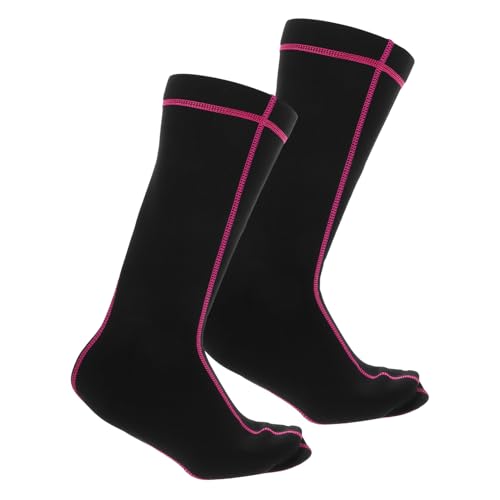 VALICLUD Thermische Neopren Tauchsocken Unisex Lang Winddicht Abriebfest Wärmeisolierend für Winter Schwimmen Strandaktivitäten Schnorcheln Schutz vor Kälte und Sand von VALICLUD