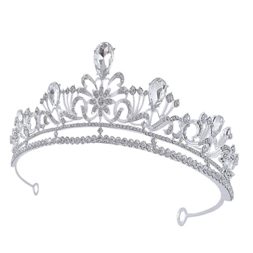 VALICLUD Tiara für Hochzeit Krone Glitzernde Braut Diadem Bachelorette Geburtstagsfeiern und Abendveranstaltungen Robuste und Bequeme von VALICLUD