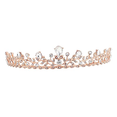 VALICLUD Tiara für Strasskrone Hochzeitsbraut Kopfschmuck Diadem Krone für Hochzeit Fotografie Party Charmante Accessoires für Besondere Anlässe Barockdesign von VALICLUD