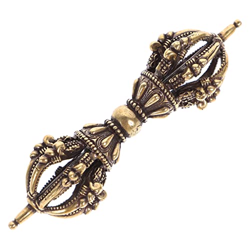 VALICLUD Tibetischer Dorje Kettenanhänger aus Kupfer Buddhistisches Pestle Design Handgefertigt Modischer Schmuckanhänger für DIY Halsketten und Wohnaccessoires Vielseitig Tragbar von VALICLUD