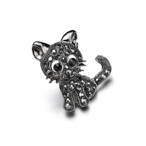 VALICLUD Tier Brosche Kätzchen Brosche Katzenschmuck für Mädchen Brosche Schmuck mädels mädchengeschenke Brosche Katze Brosche aus Europäisch und amerikanisch Kleidung von VALICLUD