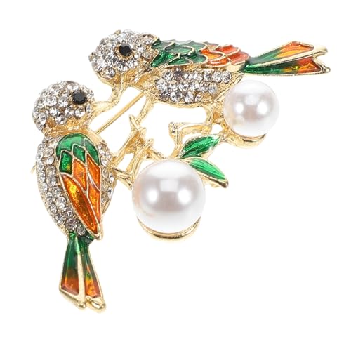 VALICLUD Tierbrosche für Damen Zinklegierung Elster Anstecknadel mit Vielseitig für Kleidung Hüte Taschen Symbolisiert Einfache Handhabung für Sicheren Halt von VALICLUD