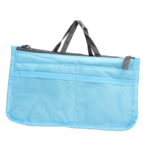 VALICLUD Tragbare Handtasche mit Doppelreißverschluss Multifunktionale Kultur Waschbeutel Wasserabweisend Große Kapazität Faltbar Vielseitiger Toilettenartikel Organizer für Reisen und von VALICLUD