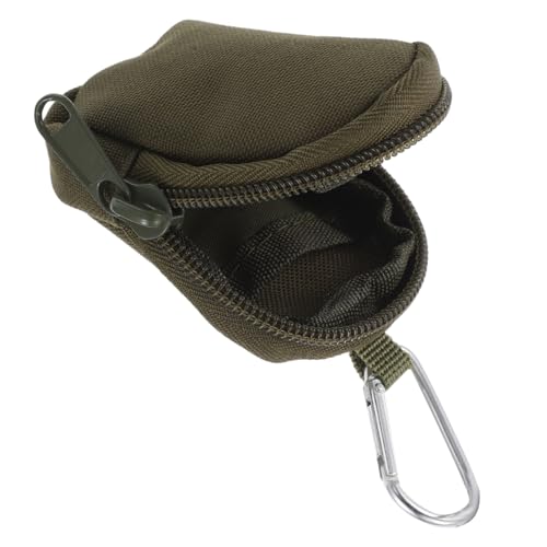 VALICLUD Münzbeutel Mit Reißverschluss Und Karabiner Kleine Organizer-Tasche Aus Oxford-gewebe Münzhalter Für Männer Tragbar Für Hüfttasche Münzgeldbörse Für Outdoor-aktivitäten von VALICLUD