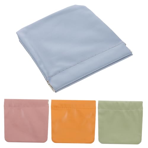 VALICLUD Tragbare Kopfhörertasche Gesteppter Organizer-Beutel Mit Druckknopfverschluss Für Reise-Make-up Kompakte Robuste Mehrzweck-mini-Aufbewahrungstasche Aus Pu-Leder von VALICLUD