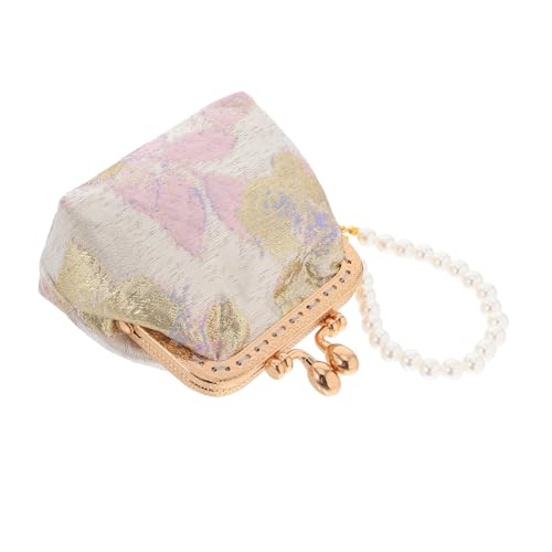 VALICLUD Handheld Chinesische -geldbörse Mit Perlen-Dekoration Traditionelles Clutch-Design Für Münzen Schlüssel Und Kleine Gegenstände Stilvolles Accessoire Für Damen von VALICLUD