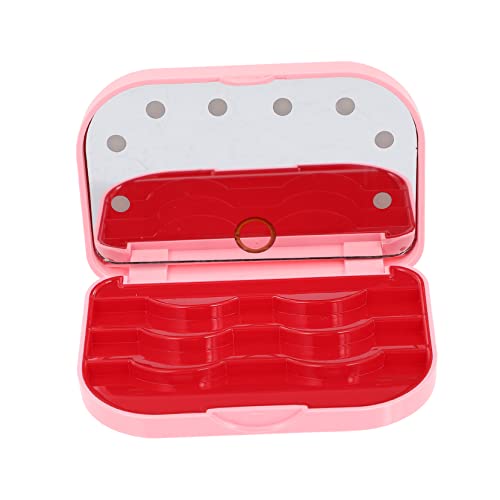 VALICLUD Tragbare Wimpernbox mit LED Licht Wimpernhalter Organizer für Falsche Wimpern Leicht und Kompakt für Unterwegs von VALICLUD