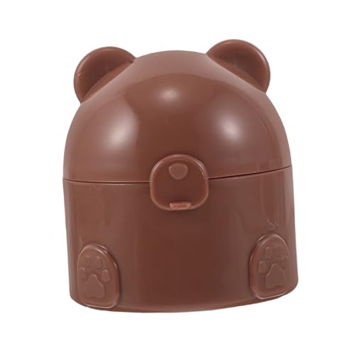 VALICLUD Tragbarer Babypuder Puff Organizer mit Ergonomischem Griff Leichter Kunststoffpuderbehälter Nachfüllbar für Körperpuder für Reisen und Einfache Anwendung von VALICLUD