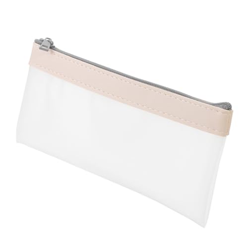 VALICLUD Transparente Geldbörse mit Reißverschluss Kleine Kosmetiktasche Vielseitiger Organizer für Münzen Stifte und Make up Modische Tasche für Alltag und Reisen von VALICLUD