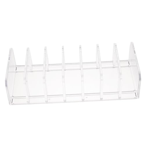 VALICLUD Transparente Make Up Speicherbox Organizer Für Lidschattenpaletten Und Geteilte Kosmetikablage Mit Fächern Für Einen Übersichtlichen Desktop Für Beauty von VALICLUD
