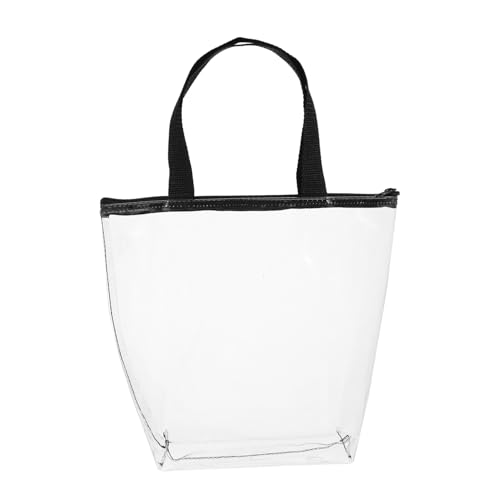 VALICLUD Transparente PVC Kosmetiktasche Wasserdichter Kulturbeutel mit Reißverschluss Vielseitiger Reise Organizer für Make Up Toilettenartikel und Pflegeprodukte von VALICLUD