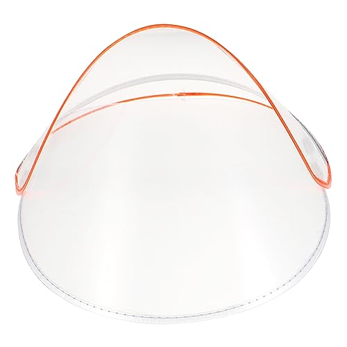 VALICLUD Regenmantel Hutkrempe Gesichtsschutz Transparente Kappenkrempe Schutz Vor Regen Für Ponchos Kleines Schild Für Kapuze von VALICLUD