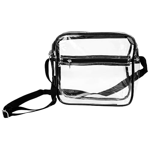 VALICLUD Transparente Umhängetasche Große Tragetasche Make-up Durchsichtige Tasche Klarsichttaschen Für Frauen Klar Rucksack Stadion Zugelassen Geldbörse 13 Seide Einkaufen Lässige Tasche von VALICLUD