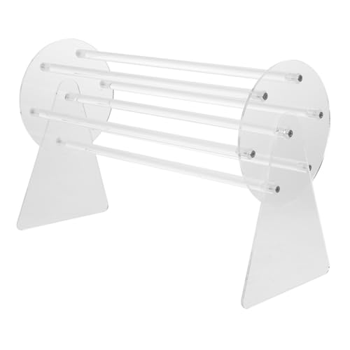 VALICLUD Transparenter Haarspangen Organizer aus Kunststoff Stabiler Klauenclip Halter mit Sicherem Stand Platzsparender Haarclip Display Ständer für Damen und Mädchen Langlebig und von VALICLUD