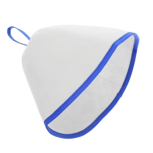 VALICLUD Trockenhaarkappe Für Und Frauen Tragbar Groß Gefüttert Saunahut Feuchtigkeitsableitender Hut Badekappe Badezubehör Weißes Filztuch von VALICLUD