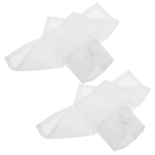 VALICLUD Detachable Ruffle Cuffs Für Damen Abnehmbare Handgelenk-manschetten Weiß Für Kleider Verleiht Einen Eleganten Look Mit Einzigartigem Unregelmäßigem Design von VALICLUD