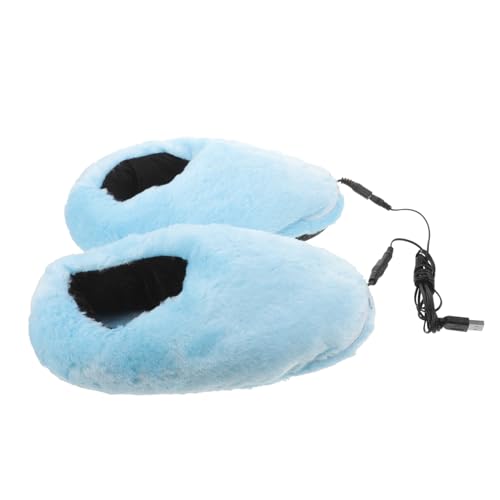 VALICLUD USB Beheizbare Hausschuhe Winter Slippers mit Elektrischer Fußheizung Wiederverwendbare Warme Fußschützer für Damen und Herren Komfortable Indoor Fußwärmer USB Stromversorgung von VALICLUD