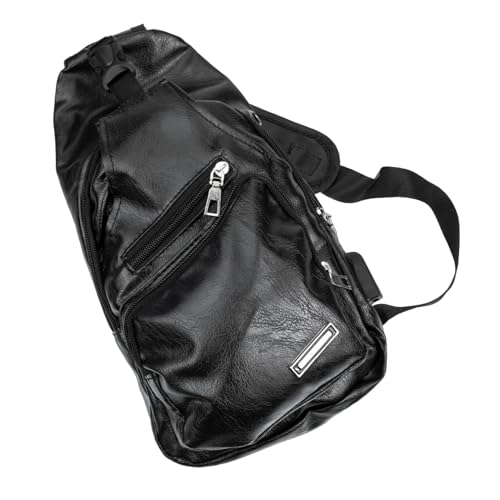 VALICLUD USB Ladefunktion Diebstahl Brusttasche Herren aus Verschleißfest Atmungsaktiv Multifunktionale Handytasche für Outdoor Radfahren Wandern Shopping von VALICLUD