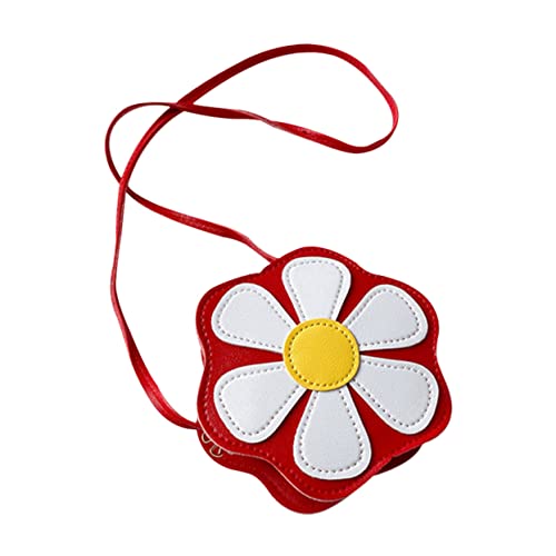 VALICLUD Junge Mädchen Umhängetasche Mit Blumen-Design Pu-Leder Schulterbeutel Für Mädchen Leicht Und Langlebig Für Alltag Einkaufen Und Partys von VALICLUD