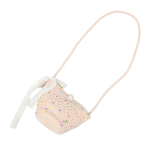 VALICLUD Umhängetasche Damen Baumwollseil Schultertasche für Strand und Alltag Leicht zu Reinigen Vielseitig Kombinierbar für Sommer VALICLUD Umhängetasche Damen Baumwollseil Schultertasche für Strand und Alltag Leicht zu Reinigen Vielseitig Kombinierbar für Sommer von VALICLUD