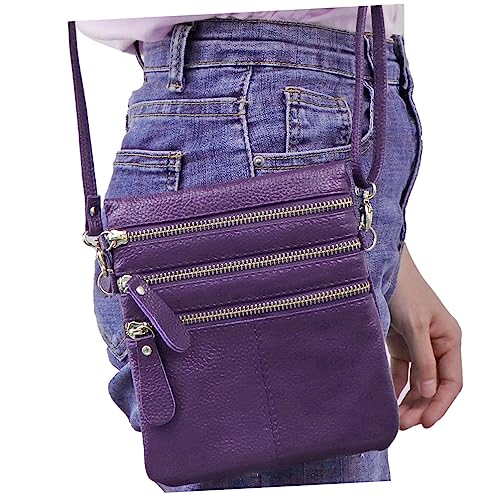 VALICLUD Umhängetasche Für Frauen Handytasche Umhängetasche Für Damen Telefon Tasche Aus Strapazierfähigem Material Einfache Design Für Alltag Shopping Ausgehen von VALICLUD