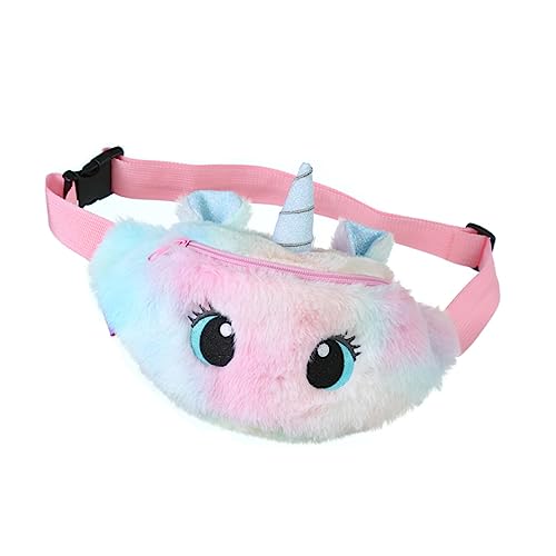 VALICLUD Umhängetasche Modische Schultertasche Aus Plüsch Buntes Design Für Mädchen Vielseitige Hüfttasche Brusttasche von VALICLUD