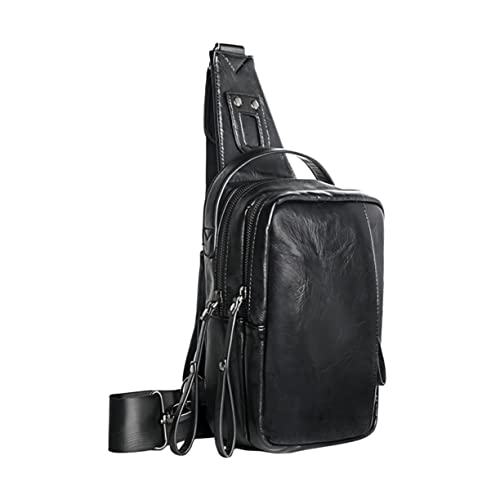 VALICLUD Umhängetasche Herren-geldbörse Für Herren-Crossbody Lässige Brusttasche Reise-Schultertasche Reisen Einzel Draussen Mehr- Beiläufig Gürteltasche Mann Pu von VALICLUD