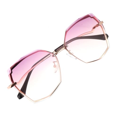 VALICLUD Unisex Sonnenbrille Polygonal Rahmen Gradient UV Schutz Partybrille für Damen und Herren Strand Sommer von VALICLUD
