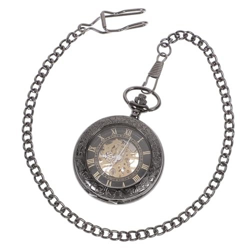 VALICLUD Unisex Automatik Taschenuhr Mit Kette Klassische Mechanische Uhr Mit Transparentem Ziffernblatt Langlebigem Gehäuse Und Präzisem Zeitmechanismus Für Herren Und Damen VALICLUD Unisex Automatik Taschenuhr Mit Kette Klassische Mechanische Uhr Mit Transparentem Ziffernblatt Langlebigem Gehäuse Und Präzisem Zeitmechanismus Für Herren Und Damen von VALICLUD