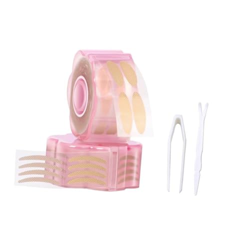 VALICLUD Unsichtbare Doppelseitige Schlupflid Tapes mit Atmungsaktiven Spurlosen Augenlid Klebestreifen für Natürliches Augen make up Inklusive Y gabel Pinzette für Alltag und Salon von VALICLUD