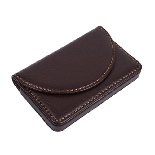 VALICLUD Sperrkartenhalter Für Herren Visitenkartenetui Mit Magnetverschluss Stilvoller Leder-Organizer Namensschildhalter von VALICLUD