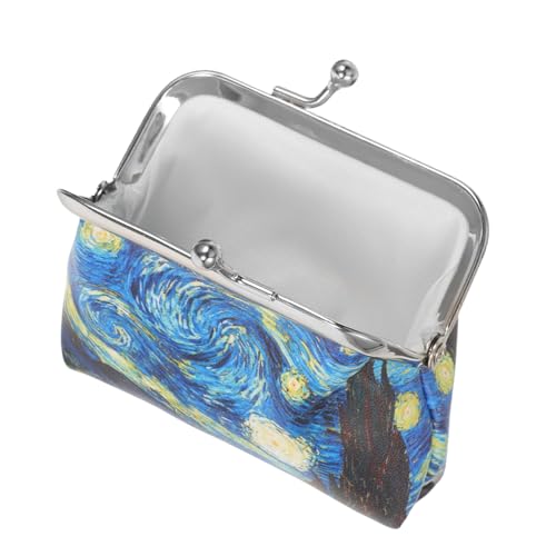 VALICLUD Muster Geldbörse Im Van- -Stil Kleine Kosmetiktasche Für Langlebige Pu Aufbewahrung Für Und Alltag Kunstliebhaber von VALICLUD