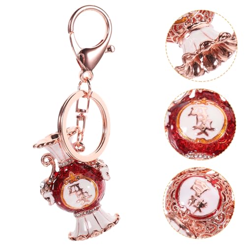 VALICLUD Schlüsselanhänger in Vasenform Einzigartiger Schlüsselanhänger Im Chinesischen Stil für Geldbörsenanlässe von VALICLUD