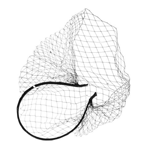 VALICLUD Veil Headband Mit Strassverzierungen Für Hochzeiten Tea Parties Und Haaraccessoire Mit Netz Und Perlen Für Damen Und Besondere Anlässe von VALICLUD